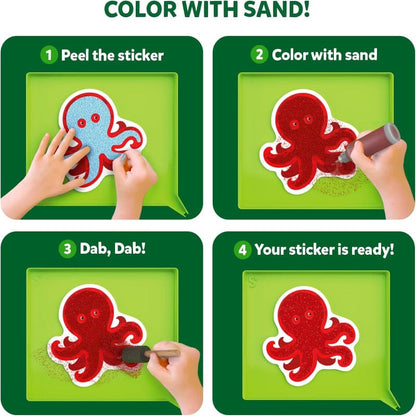 Skillmatics Art & Craft Activity Kits Sandtastic Art Animals