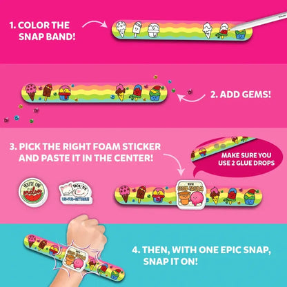 Skillmatics Art & Craft Activity Kits Snap Bandz Friendship Bands
