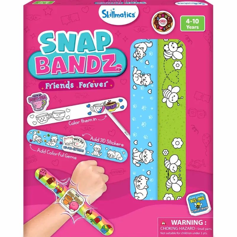 Skillmatics Art & Craft Activity Kits Snap Bandz Friendship Bands