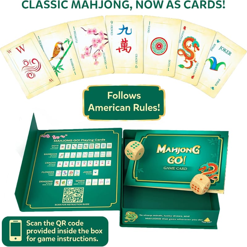 Skillmatics Card Games Mahjong Go!
