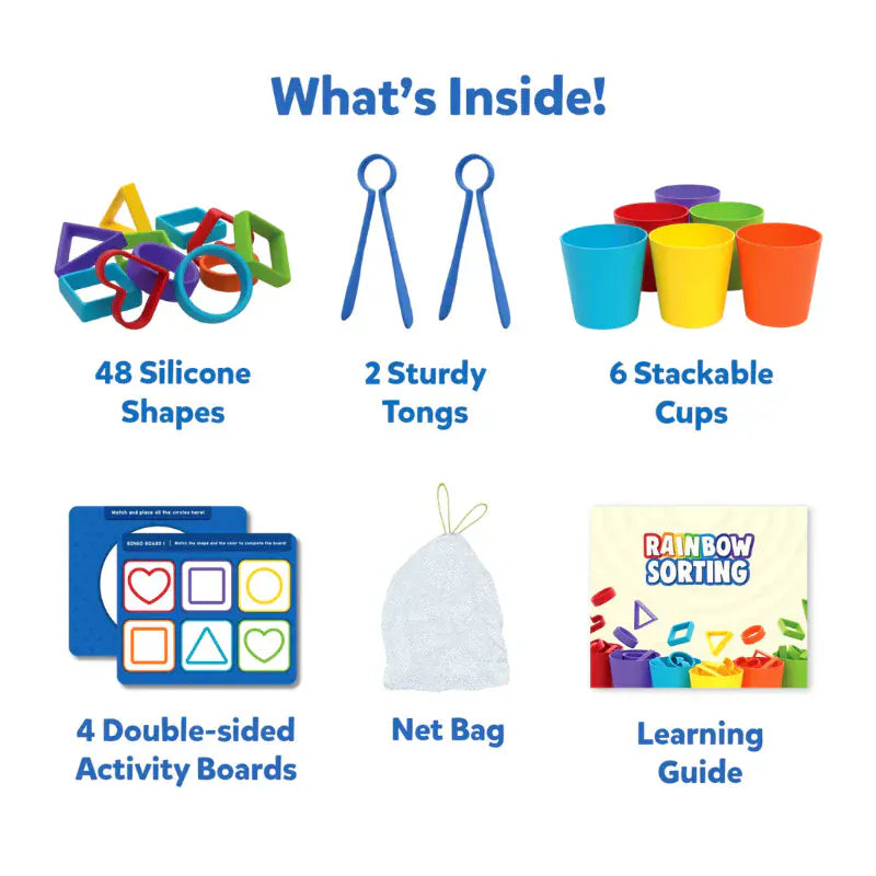 Skillmatics Educational Play Rainbow Sorting Activity