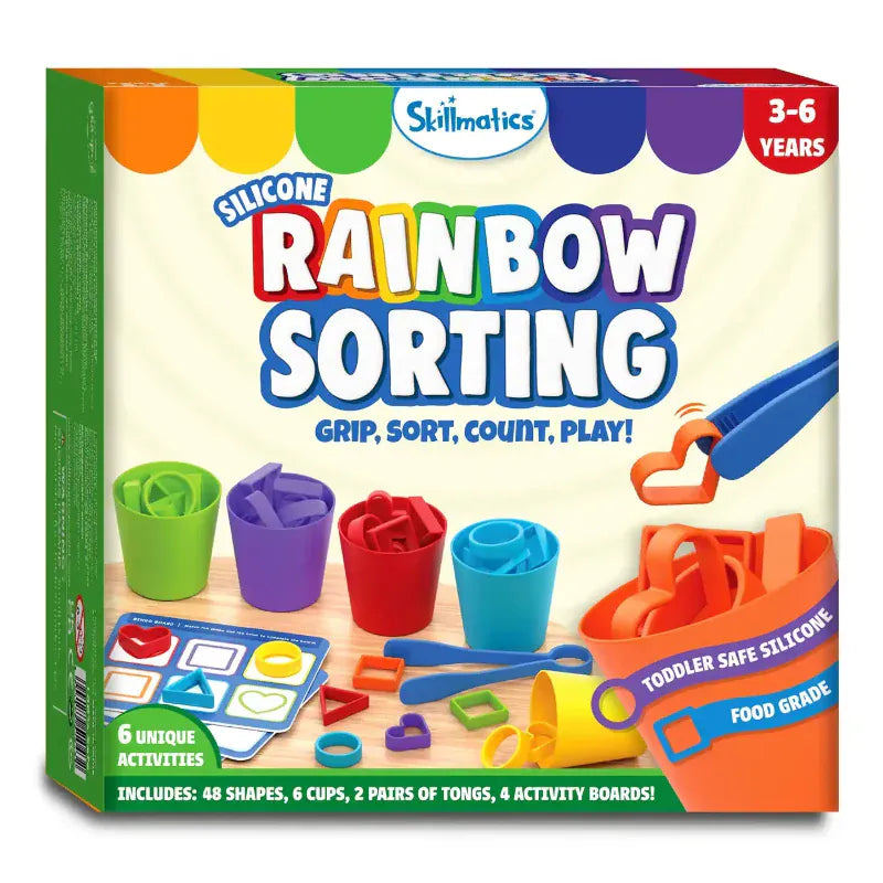 Skillmatics Educational Play Rainbow Sorting Activity