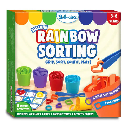 Skillmatics Educational Play Rainbow Sorting Activity