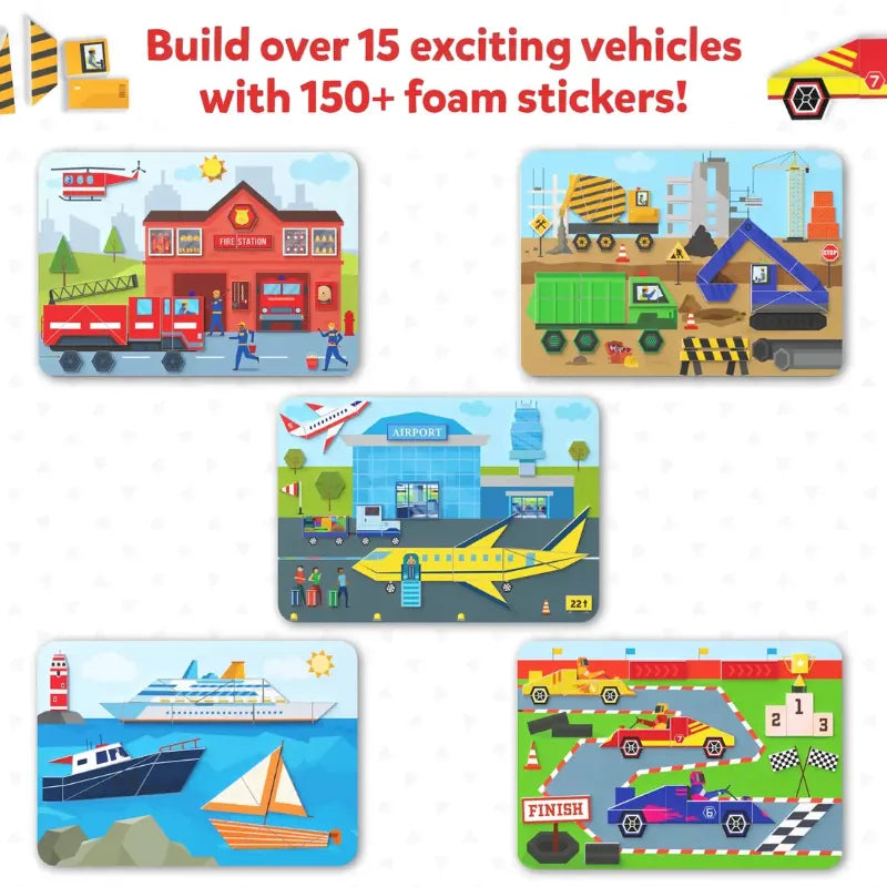 Skillmatics Sticker Activity Sets Tanagrams Things That Go