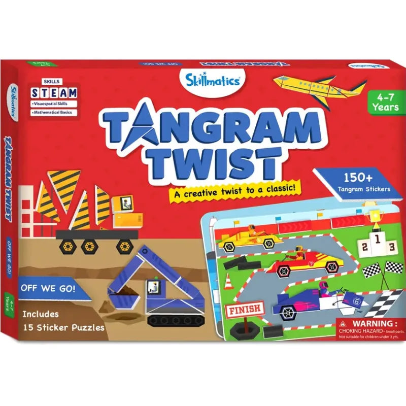 Skillmatics Sticker Activity Sets Tanagrams Things That Go