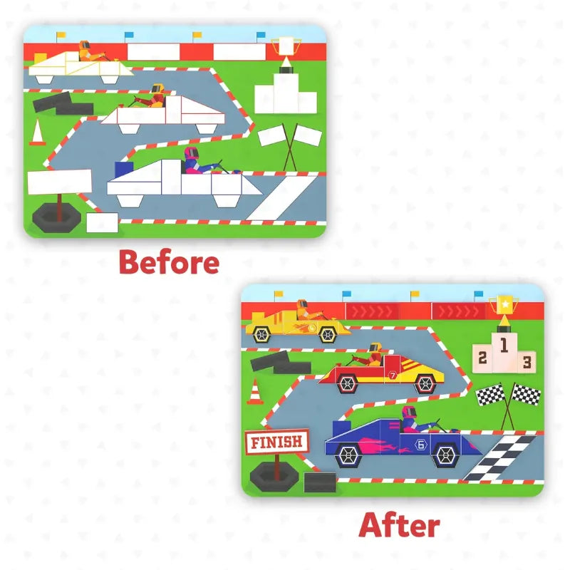 Skillmatics Sticker Activity Sets Tanagrams Things That Go