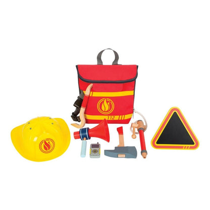 Small Foot Dress Up Accessories Default Fire Brigade Backpack