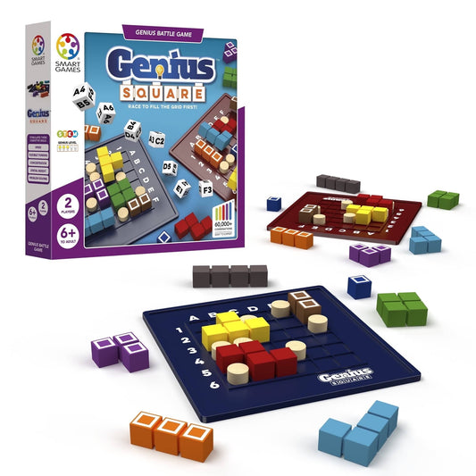 Smart Toys Brain Teaser Games Genius Square
