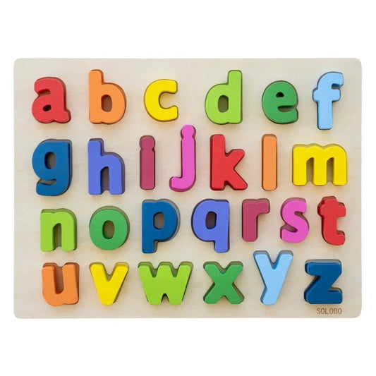 Solobo Chunky Puzzles Default Lowercase Alphabet Puzzle