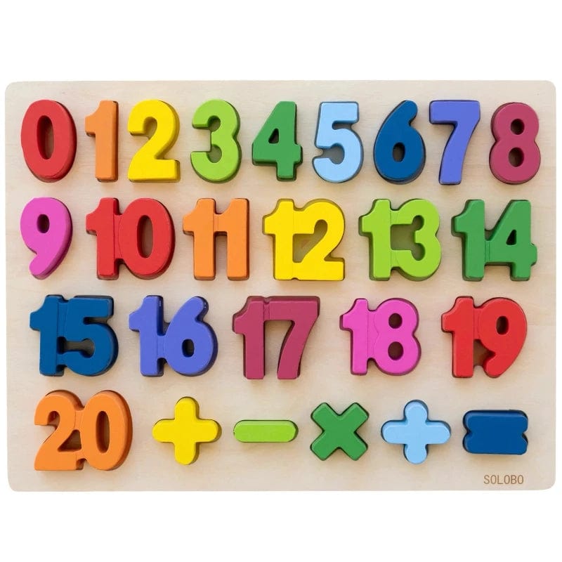 Solobo Chunky Puzzles Default Numbers 0-20 Puzzle