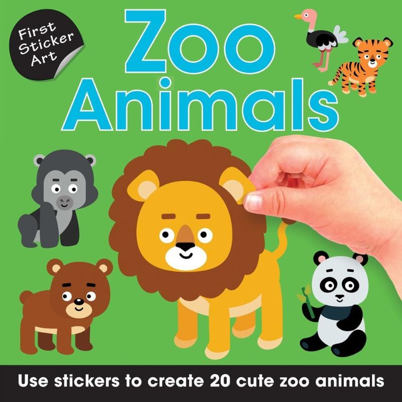 First Sticker Art: Zoo Animals – Timeless Toys Chicago