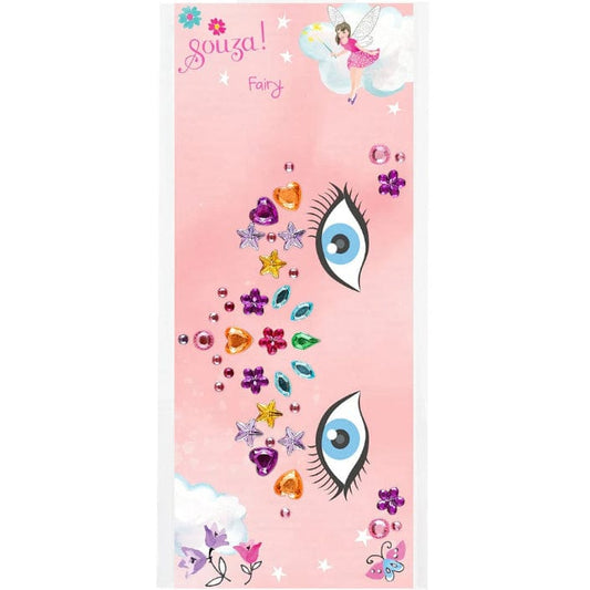 Souza Dress Up Accessories Fairy Face Jewels - Pink