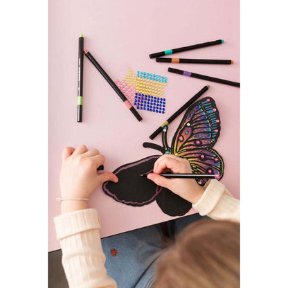 Speedy Monkey Coloring & Painting Kits Artissimo Flamobyant Butterflies