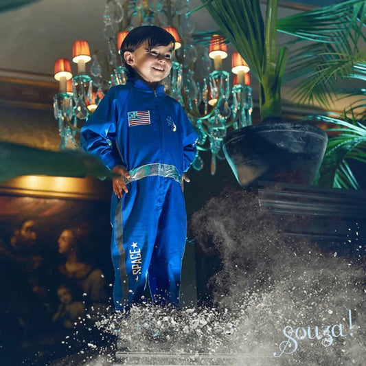 Speedy Monkey Dress Up Outfits Andre Blue Astronaut Suit (Sz 5-7)