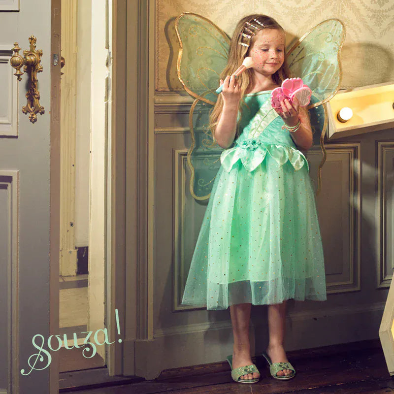 Speedy Monkey Dress Up Outfits Camille Fairy Dress & Wings - Green (5-7 yrs)