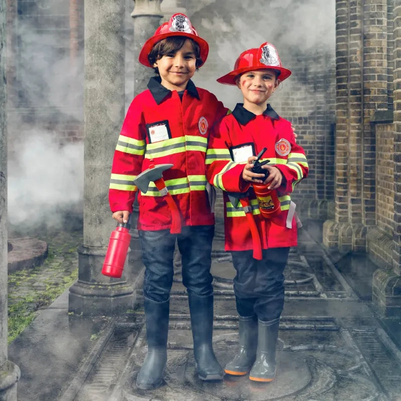 Speedy Monkey Dress Up Outfits Fireman Suit with Accessories (4-7 yrs)