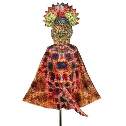 Speedy Monkey Dress Up Outfits Triceratops Cape (Sz 4–7)