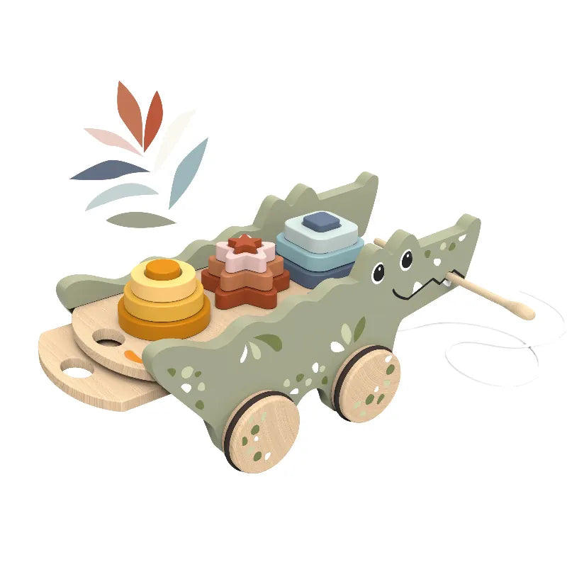 Speedy Monkey Pull-Along Toys Crocodile Xylophone Activity Set