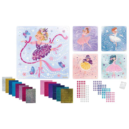 Speedy Monkey Sticker Activity Sets Stick n Fun - Ballerina Mosaics
