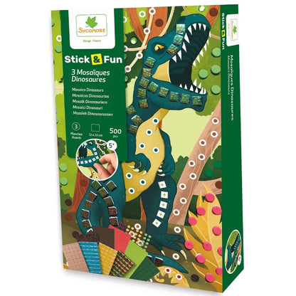 Speedy Monkey Sticker Activity Sets Stick n Fun - Dinosaur Mosaics