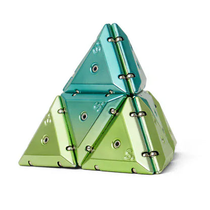 Speks Fidget Toys Default Speks: Pyramid Chrome (Assorted Colors)