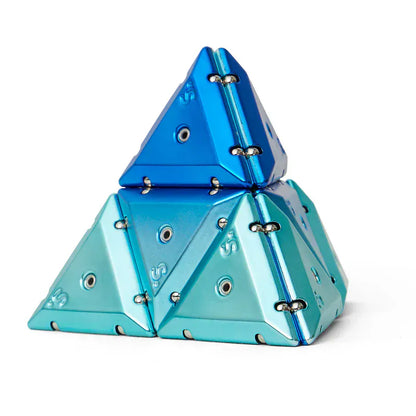 Speks Fidget Toys Default Speks: Pyramid Chrome (Assorted Colors)