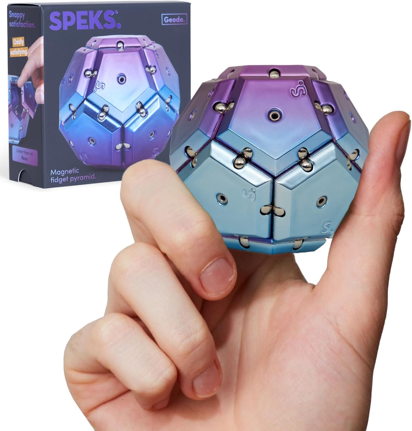 Speks Fidget Toys Speks: Chrome Geode (Assorted Colors)