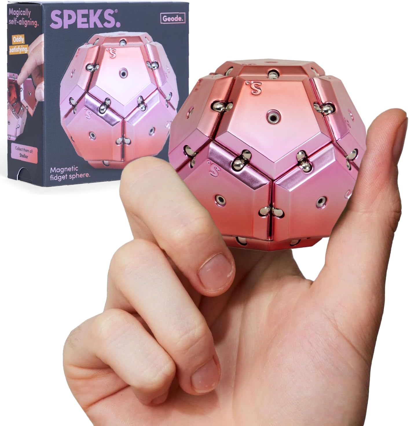 Speks Fidget Toys Speks: Chrome Geode (Assorted Colors)