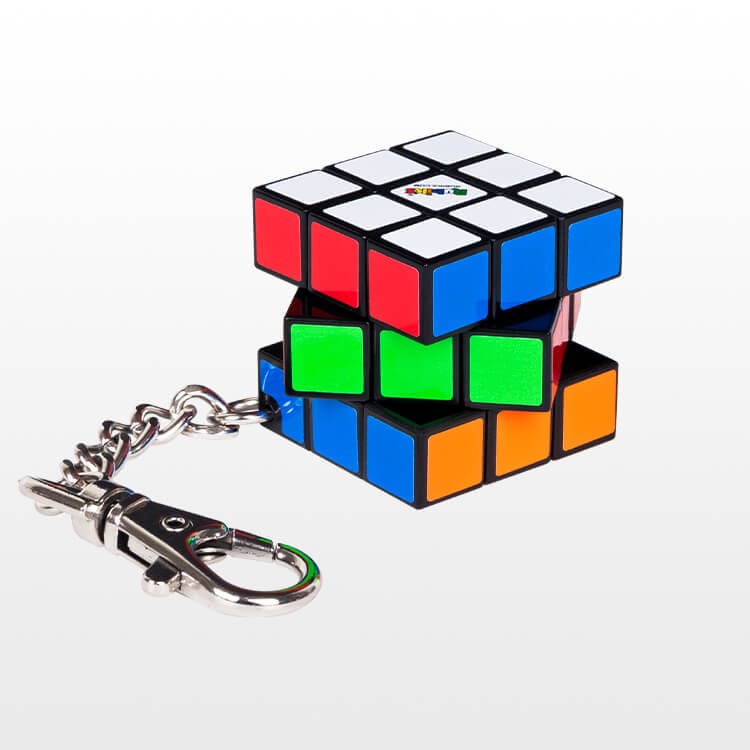Spin Master Brain Teaser Games Rubik's Cube 3x3 Keychain