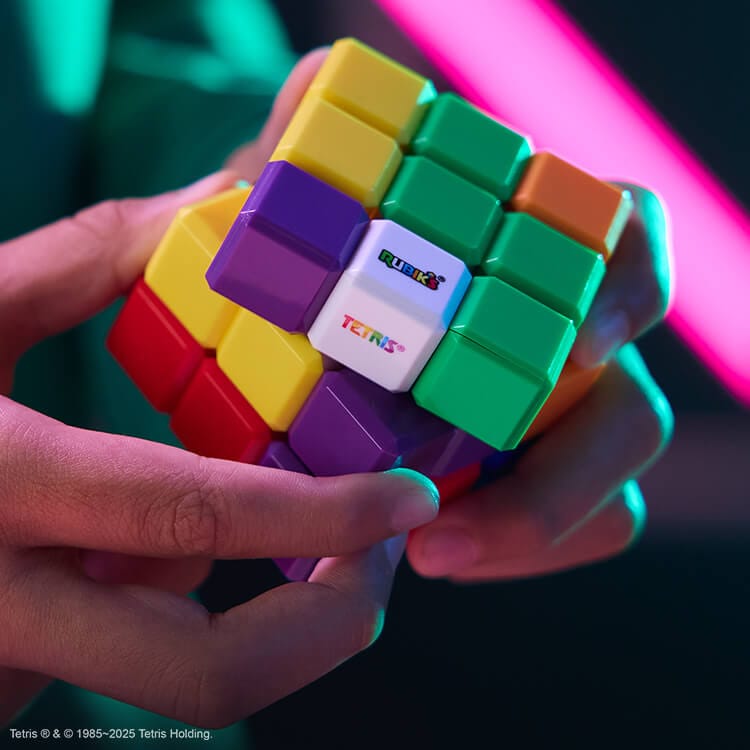 Spin Master Brain Teaser Games Rubik's Tetris Cube