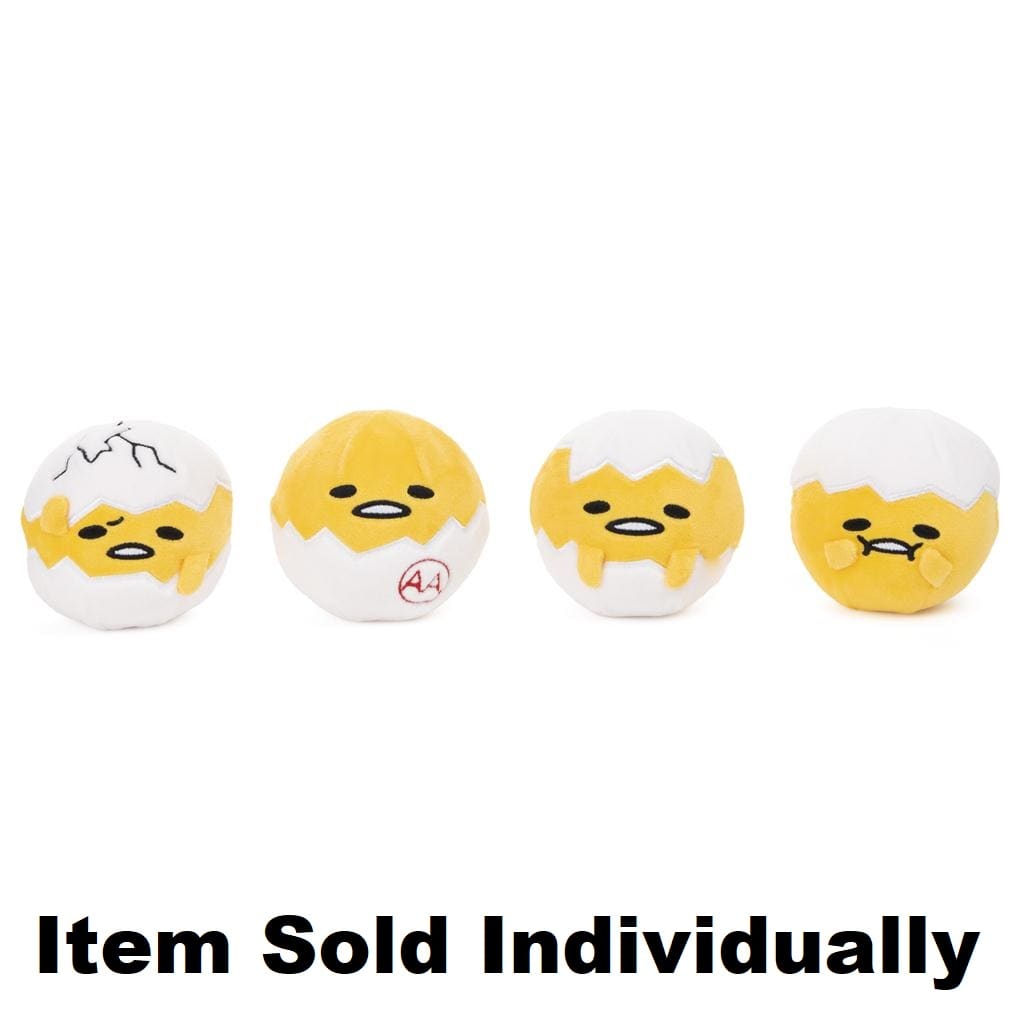 Spin Master Plush Food Gudetama Round Squishy (Assorted Styles)