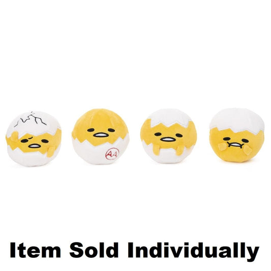 Spin Master Plush Food Gudetama Round Squishy (Assorted Styles)