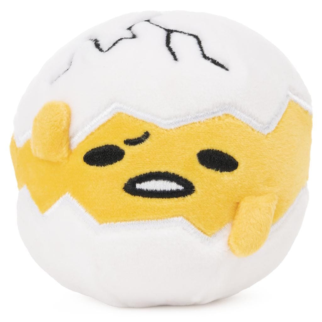 Spin Master Plush Food Gudetama Round Squishy (Assorted Styles)