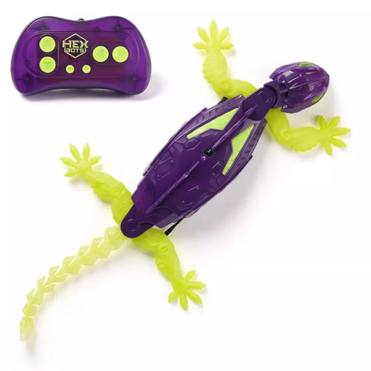 Spin Master Remote Controlled Toys Hex Bots: Glow-in-the-Dark Wall Crawler Gecko (Boxed)