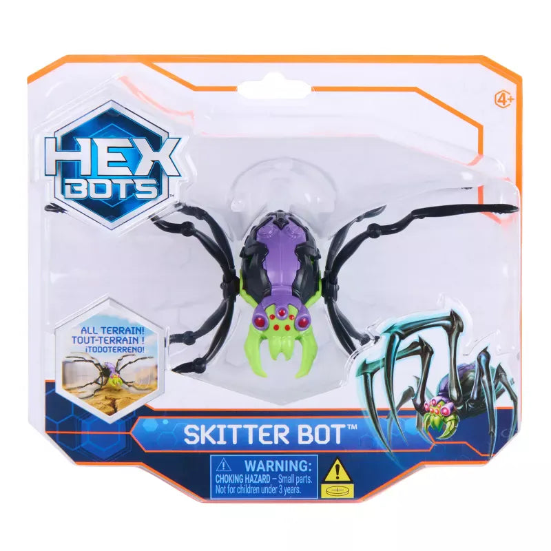 Spin Master Robotic Toys Hex Bots: Skitter Bot Spider - Green