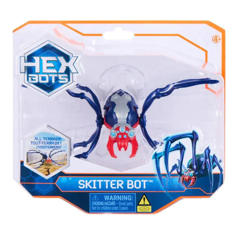 Spin Master Robotic Toys Hex Bots: Skitter Spider - Red