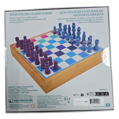 Spin Master Strategy Games Colorful Classics Chess Set