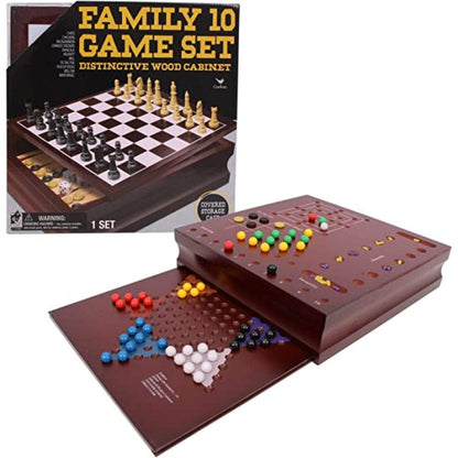 Spin Master Strategy Games Family 10 Classic Games Set