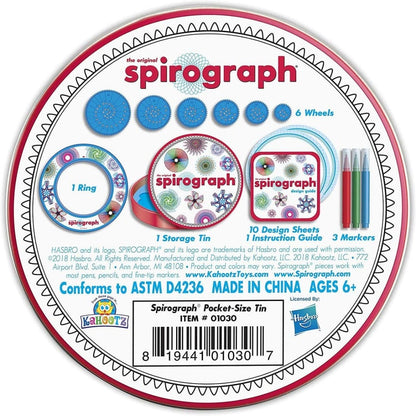 Spirograph Coloring & Painting Kits Spirograph Mini Gift Tin