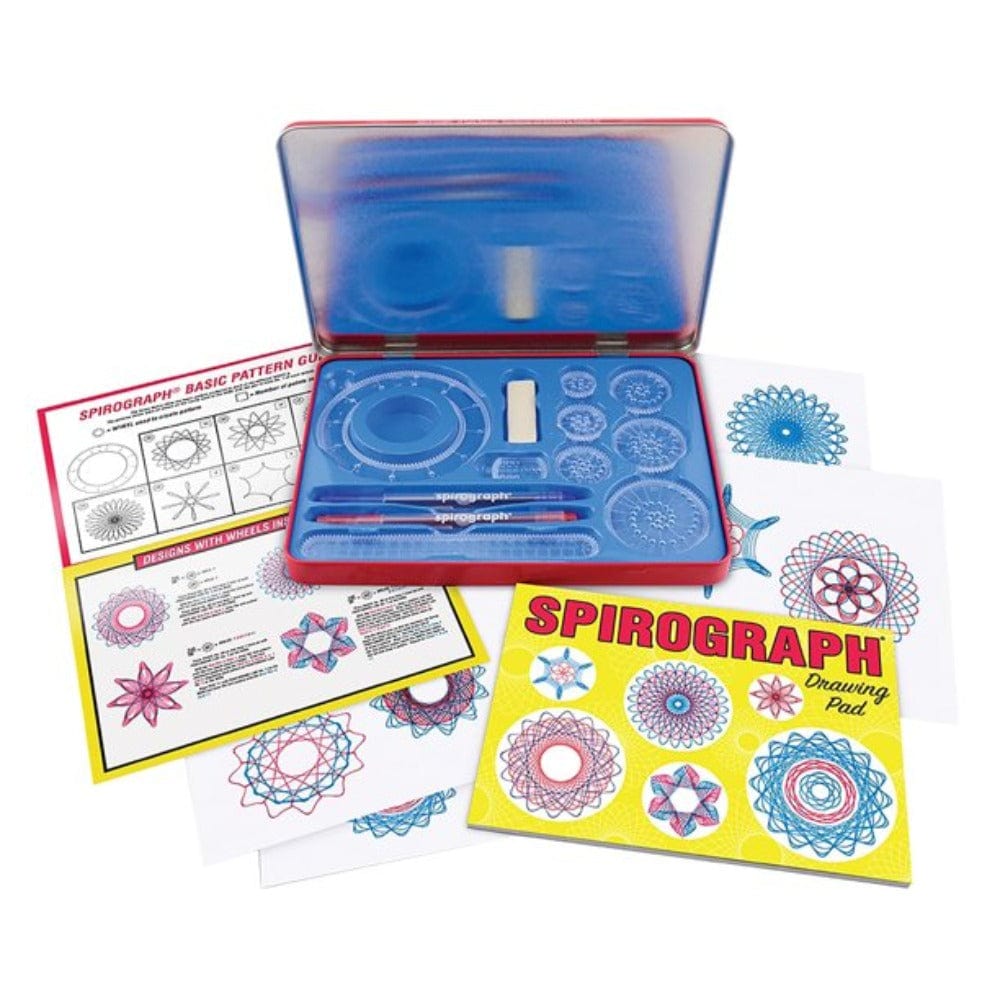 Spirograph Coloring & Painting Kits Spirograph Retro Design Tin