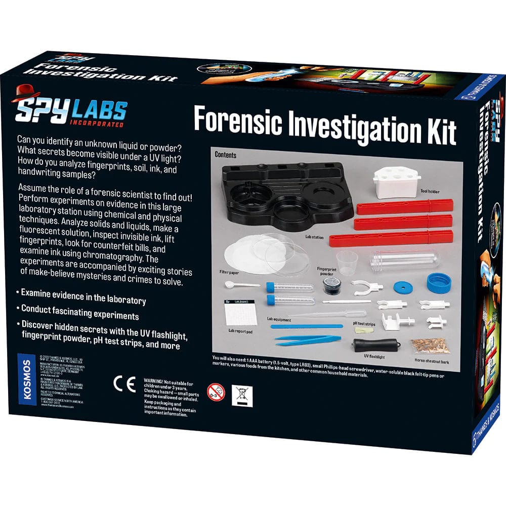 Spy Labs Incorporated Spy Toys Default Spy Labs: Forensic Investigation Kit