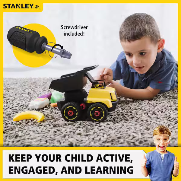 Toysmith Vehicle Playsets Stanley Jr Take Apart XL Dump Truck