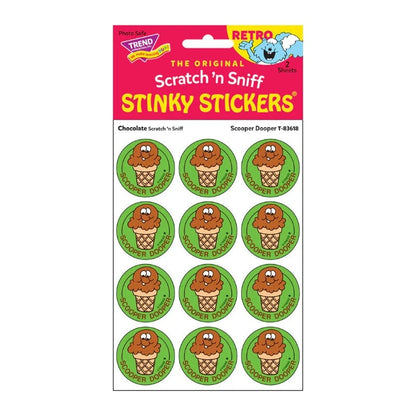 Stinky Stickers Scented Stickers Default Scratch n Sniff Stickers - Scooper Dooper (Chocolate Scent)