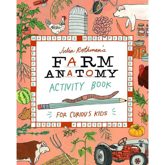 Storey Books Activity Books Default Julia Rothman's Farm Anatomy Activity Book