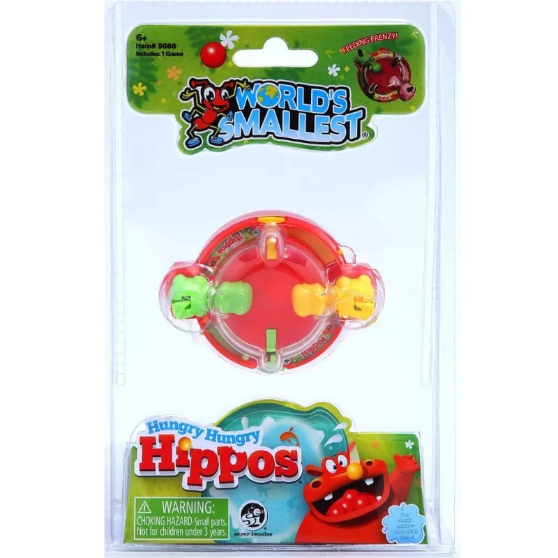 Super Impulse Gift Default World's Smallest - Hungry Hungry Hippos Game