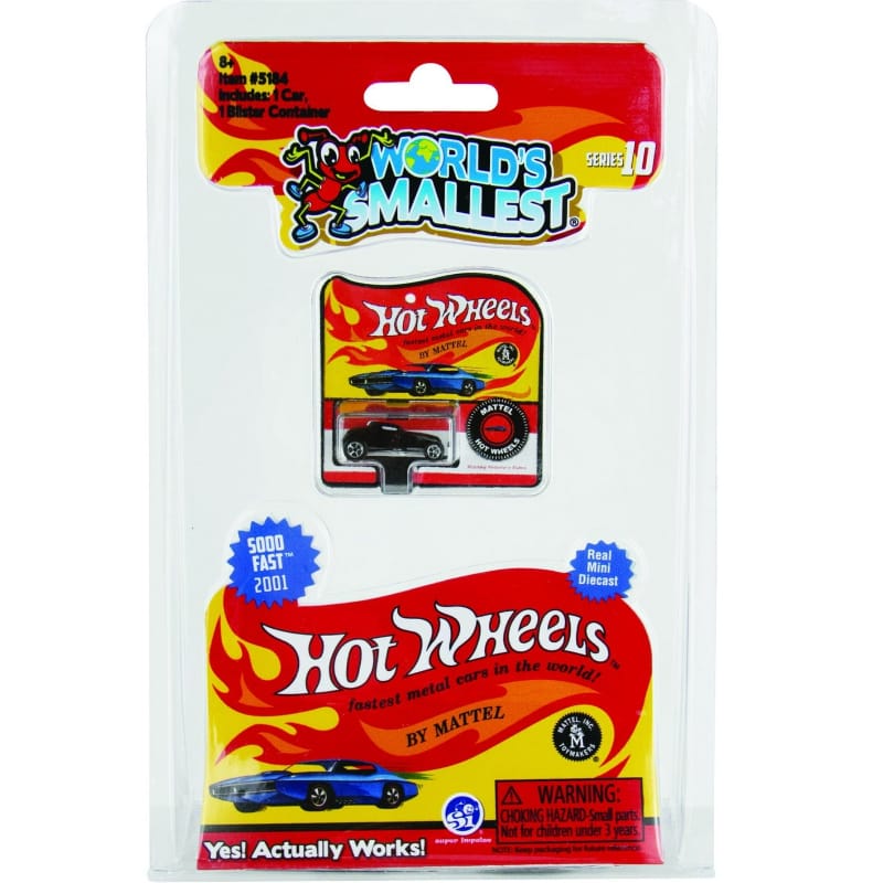 Super Impulse Gift World's Smallest - Hot Wheels (Assorted Styles)