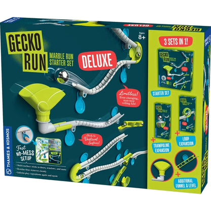 Thames & Kosmos Marble Runs HOLIDAY Gecko Run: Marble Run Deluxe Starter Set