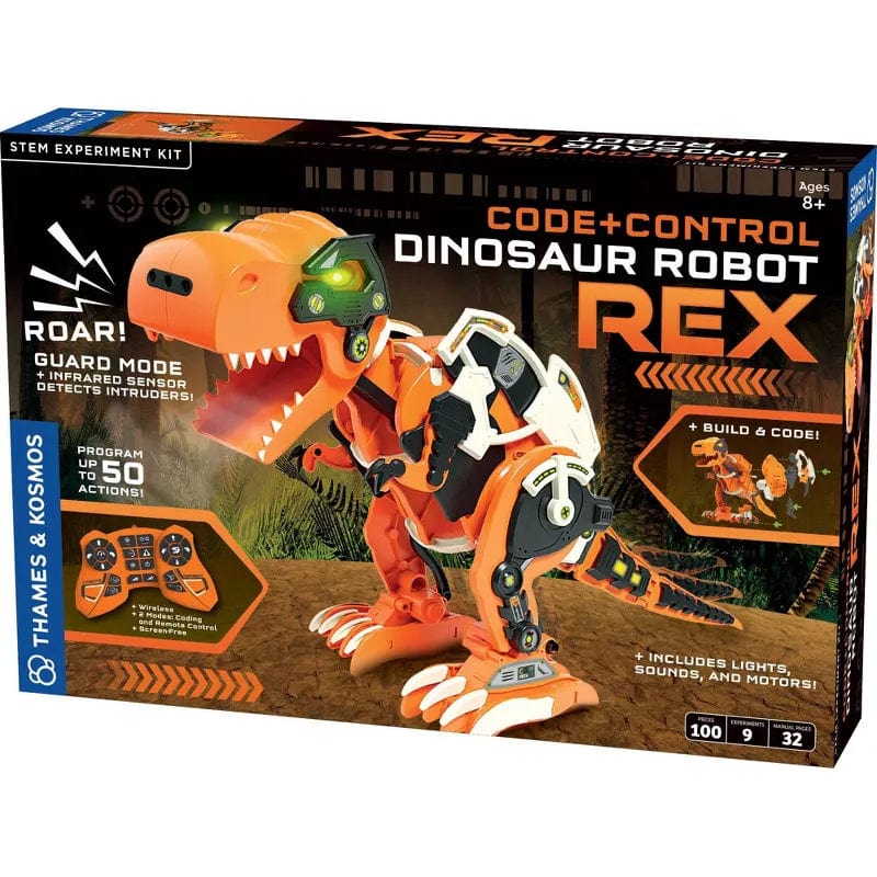 Thames & Kosmos Robot Kits Default Code+Control DInosaur Robot Rex