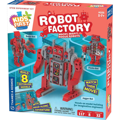 Thames & Kosmos Robot Kits Kids First Robot Factory: Wacky, Misfit, Rogue Robots