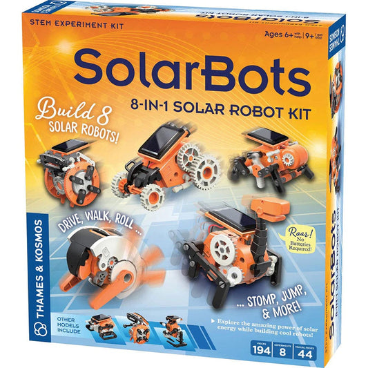 Thames & Kosmos Robot Kits SolarBots: 8-in-1 Solar Robot Kit